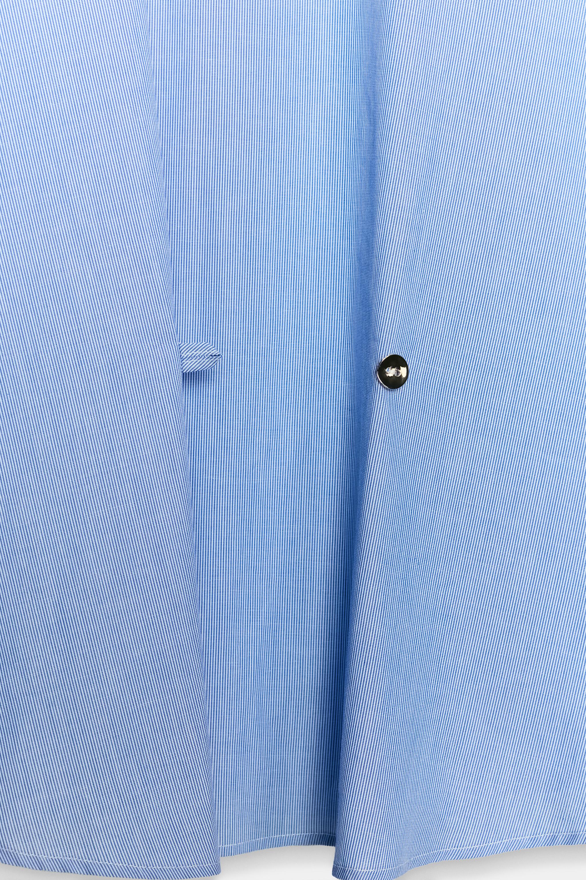 DARTED SHIRT WITH TURN-UP CUFFS