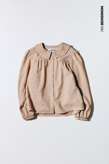 CAMISA COLO BOBO BORDADOS BENSIMON ® X ZARA - Caramelo de Zara