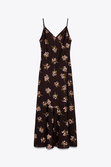 PRINTED MIDI DRESS - Multicoloured by Zara - Image 0