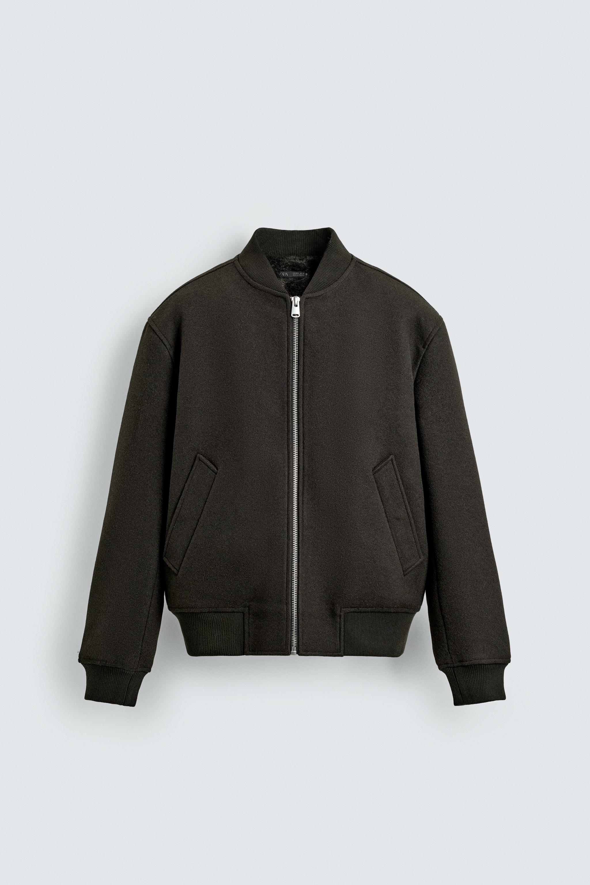 COMBINATION BOMBER JACKET - Dark khaki | ZARA United States