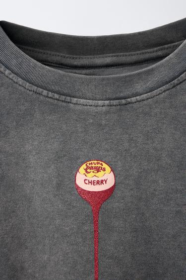 CHUPA CHUPS ® PRINT T-SHIRT - Anthracite grey by Zara - Image 2