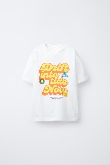 TRICOU CU APLICAȚII MULTIPLE - Alb de la Zara