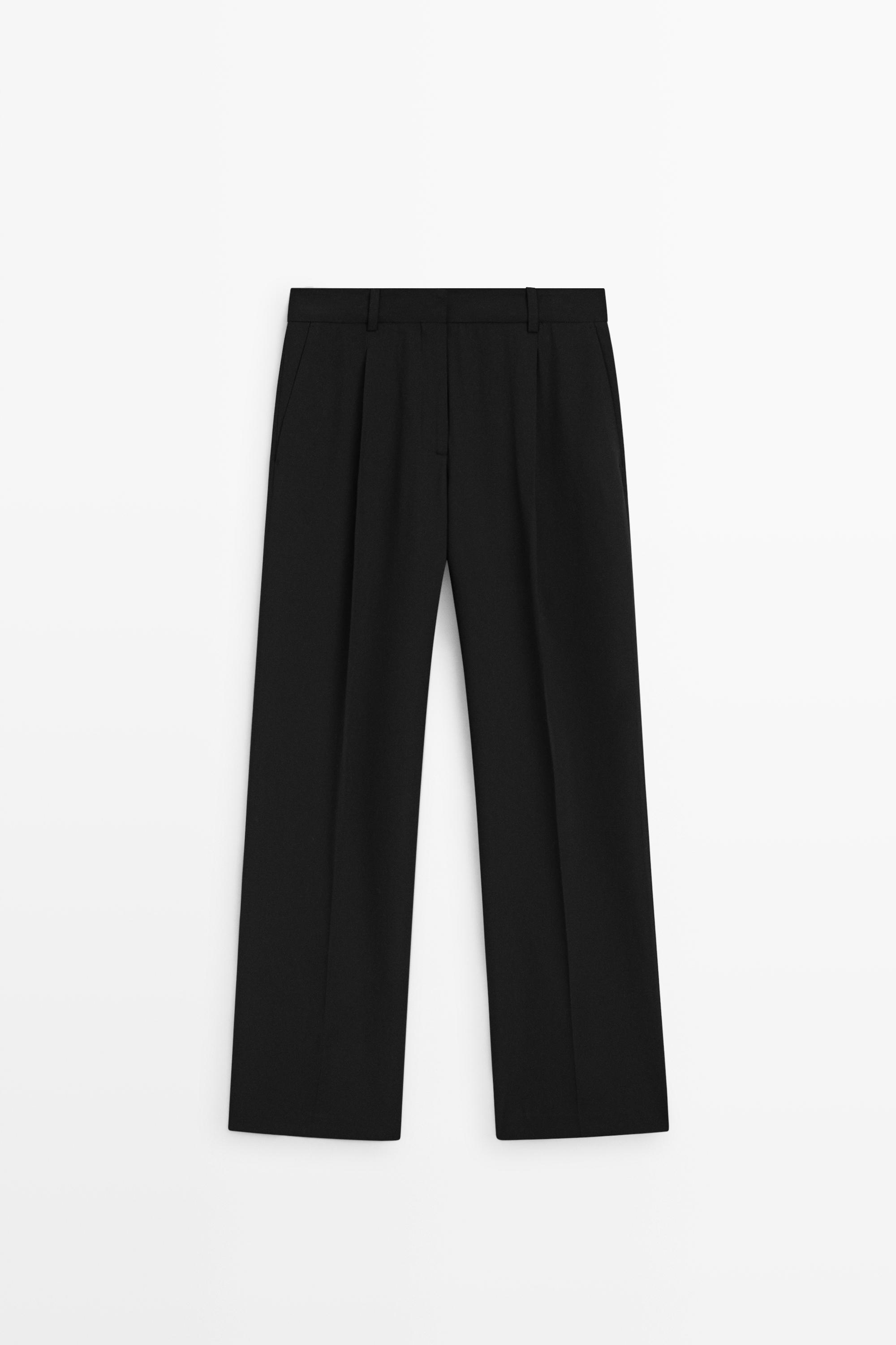 Pantalon fluide et plissé