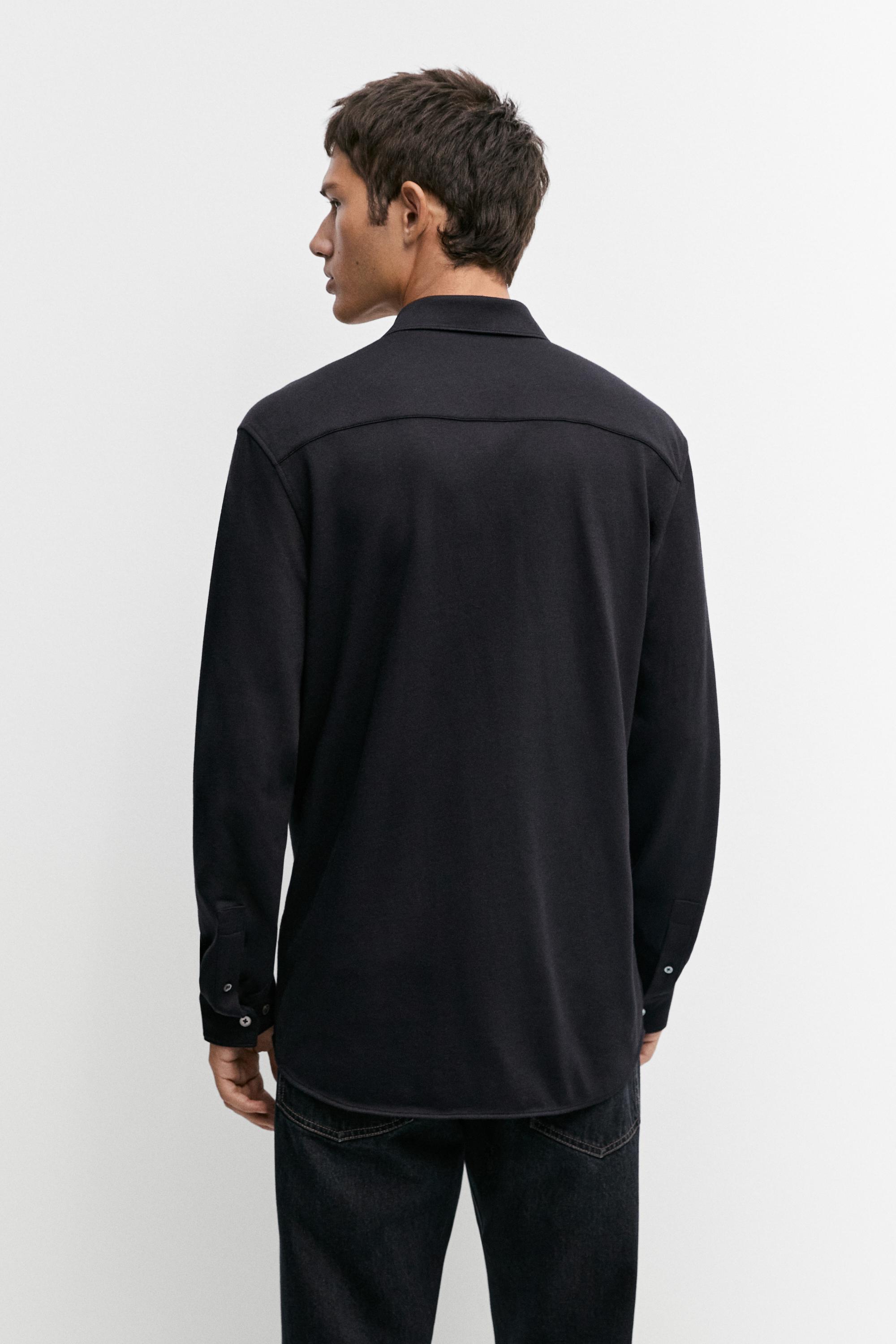 Chemise stretch slim fit en coton