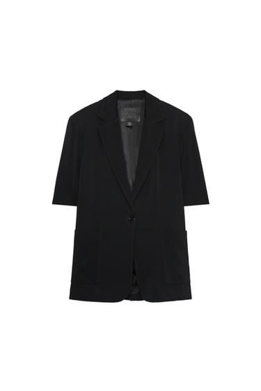 ZW COLLECTION SHORT SLEEVE BLAZER