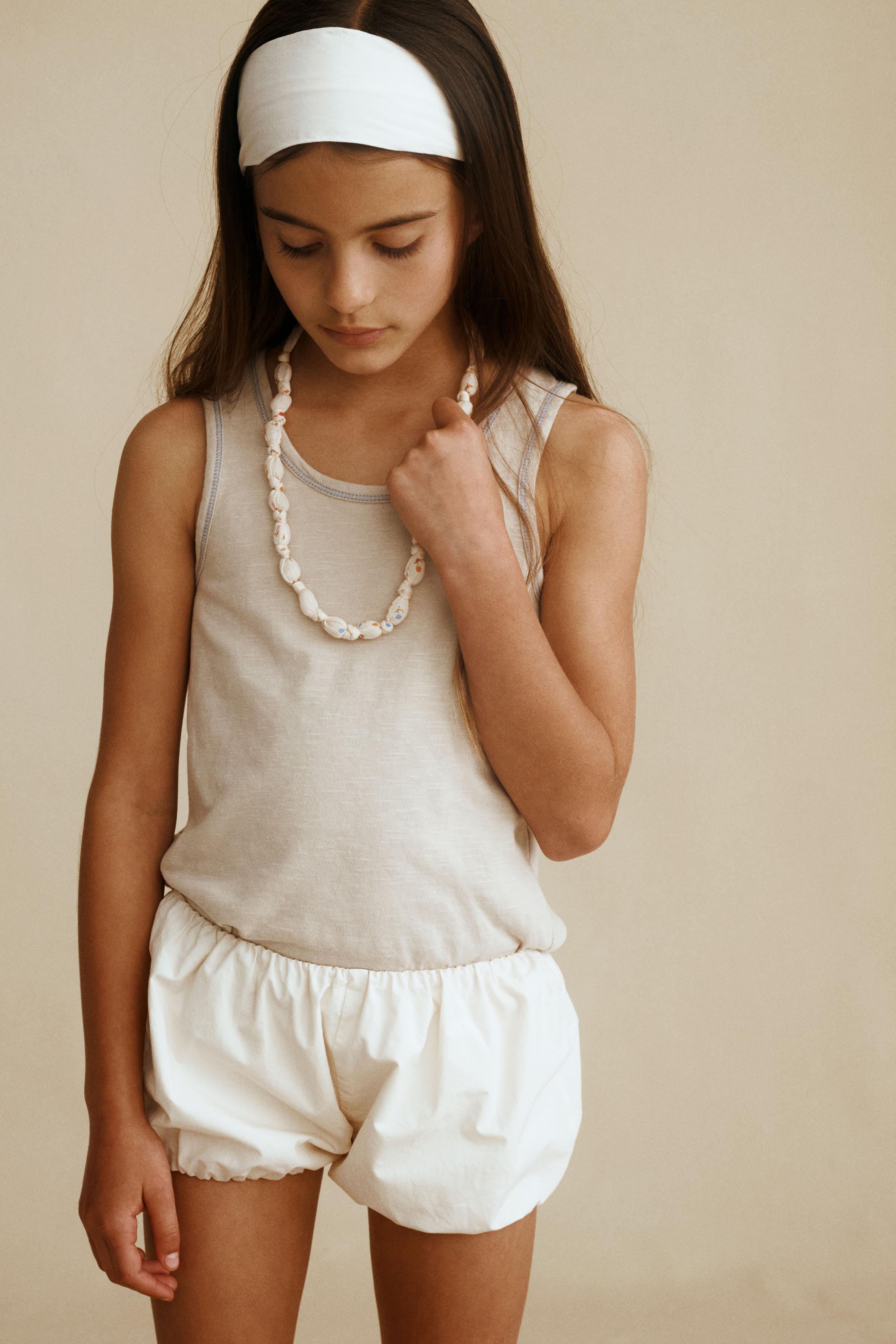 Детские футболки Zara TOPSTITCHED T-SHIRT CREATED BY CARAMEL LONDON X — фото 6
