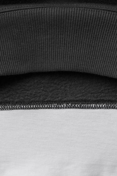 VARSITY DOUBLE HEM HOODIE - Anthracite grey by Zara - Image 3