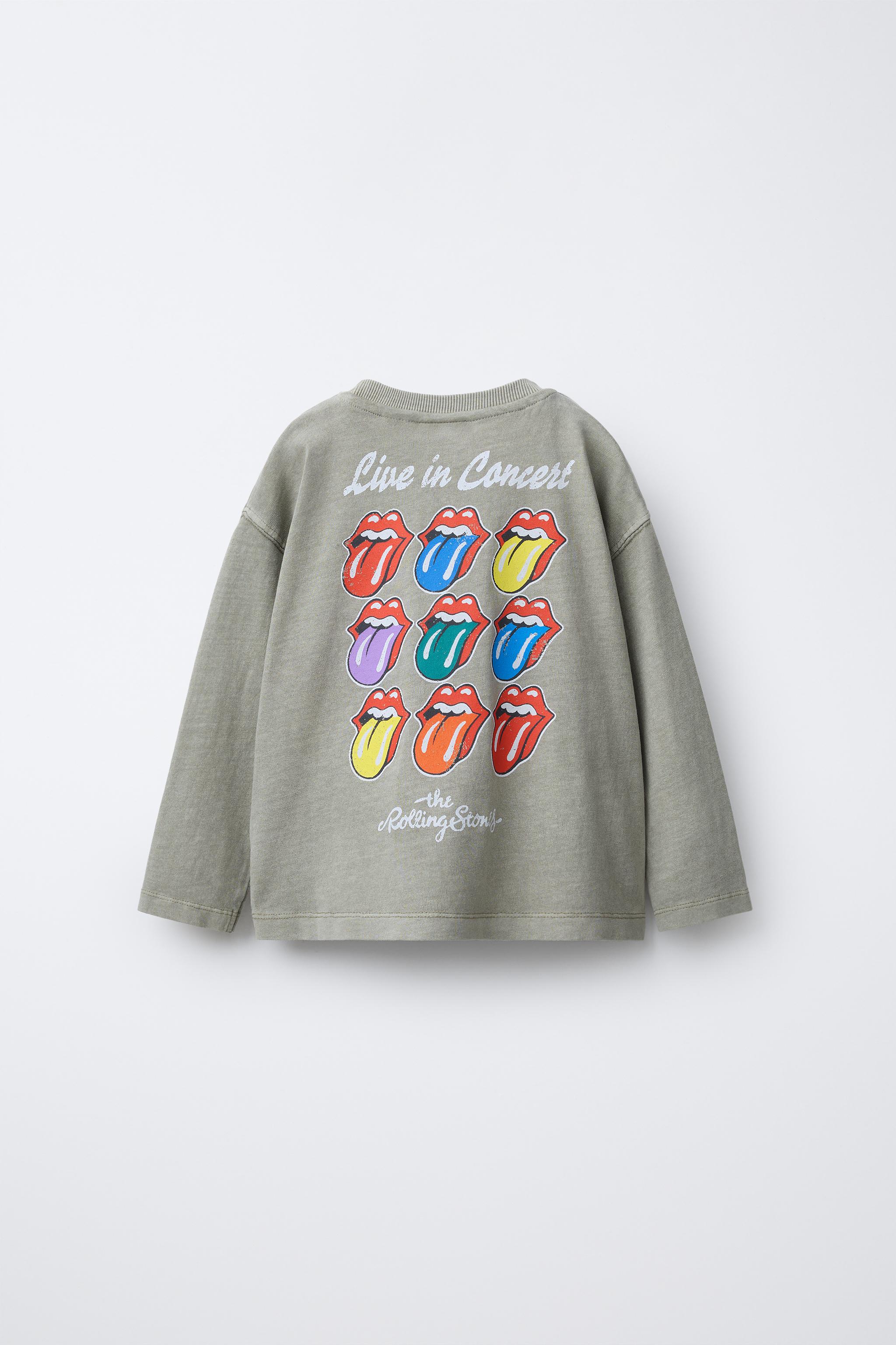 ローリングストーンズ　トレジャー ウォッシュド加工ローリング・ストーンズ© Tシャツ - ライト