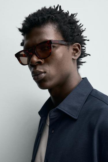 CHEMISE REGULAR FIT STRUCTURÉE - Bleu marine de Zara - Image 4