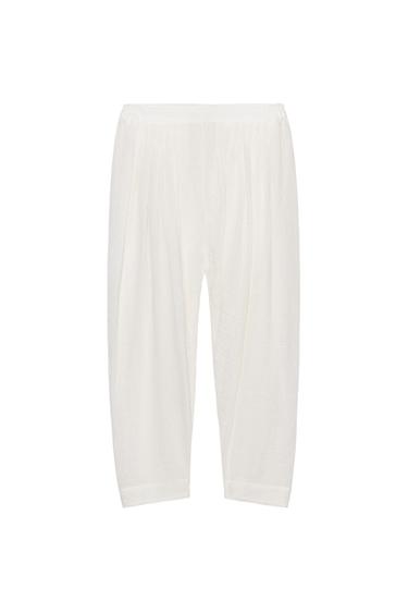 ZW COLLECTION LINEN BALLOON PANTS