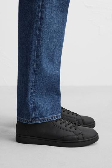 Zara HIGH-TOP SNEAKERS - Black - Image 0
