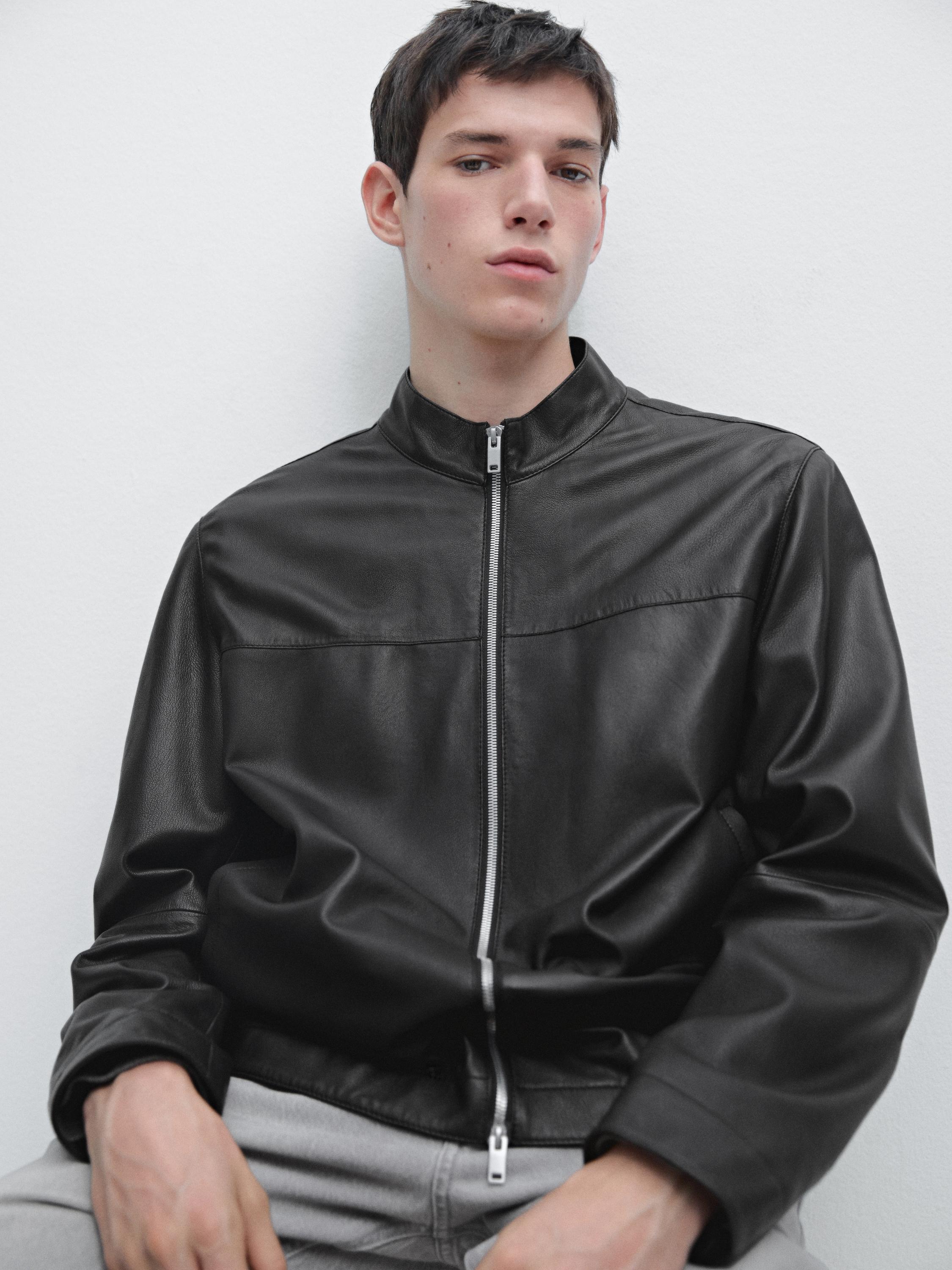Nappa sheepskin jacket