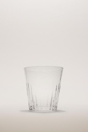 HAMMERED GLASS TUMBLER - 990 by Zara