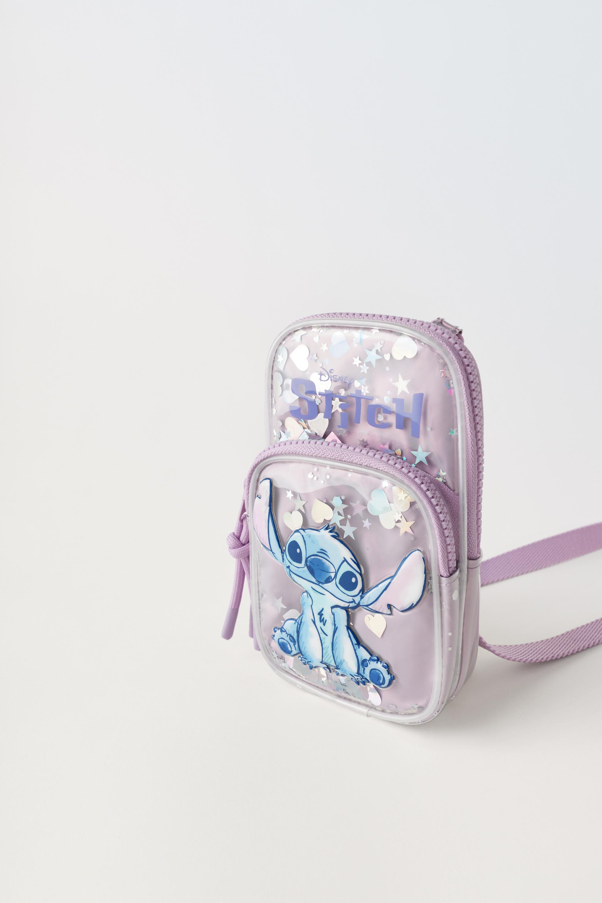 LILO STITCH DISNEY VINYL MOBILE PHONE BAG Lilac ZARA Angola