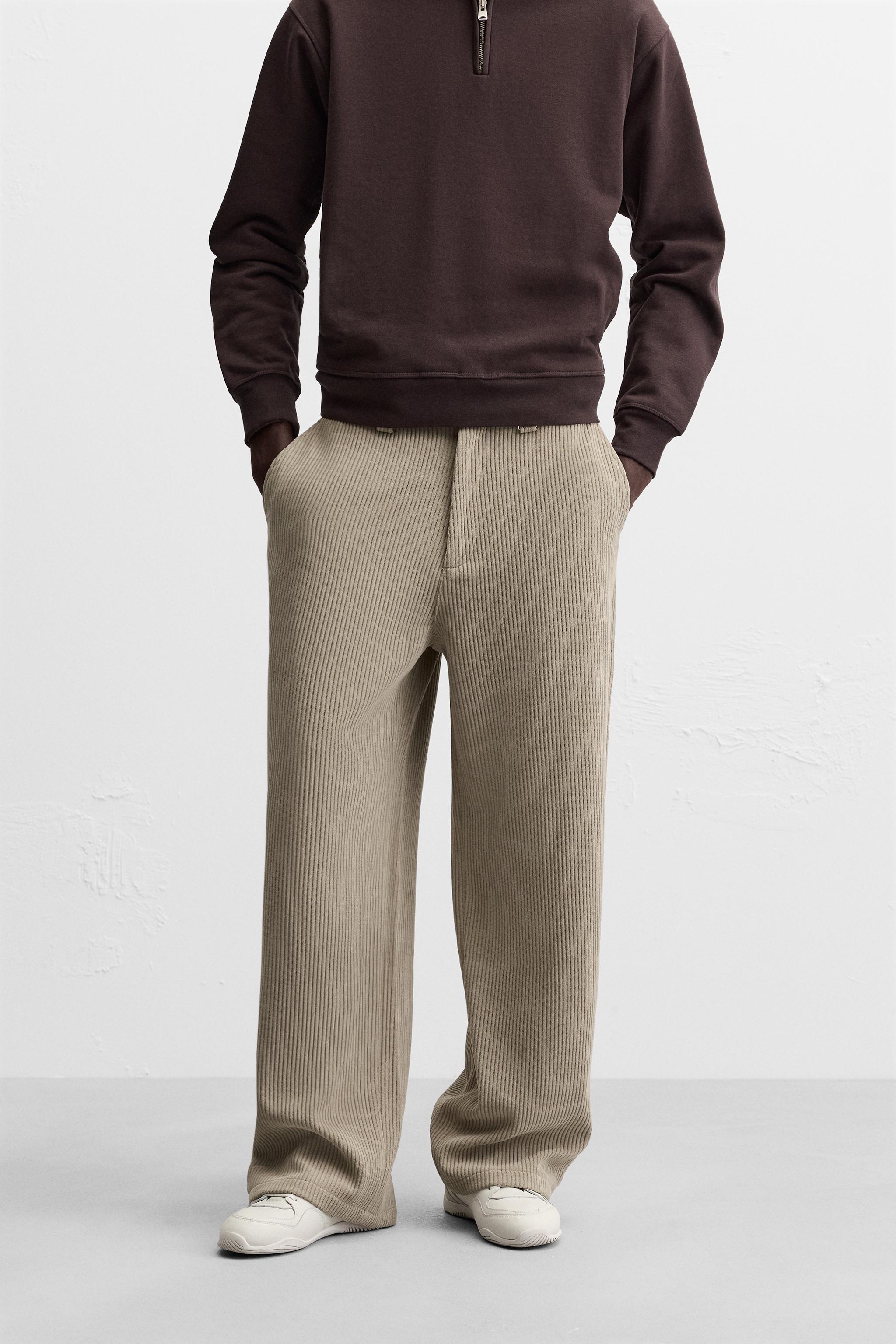 Corduroy pants zara online