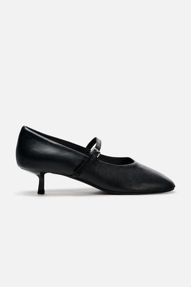 SAPATO DE SALTO KITTEN - Preto da Zara