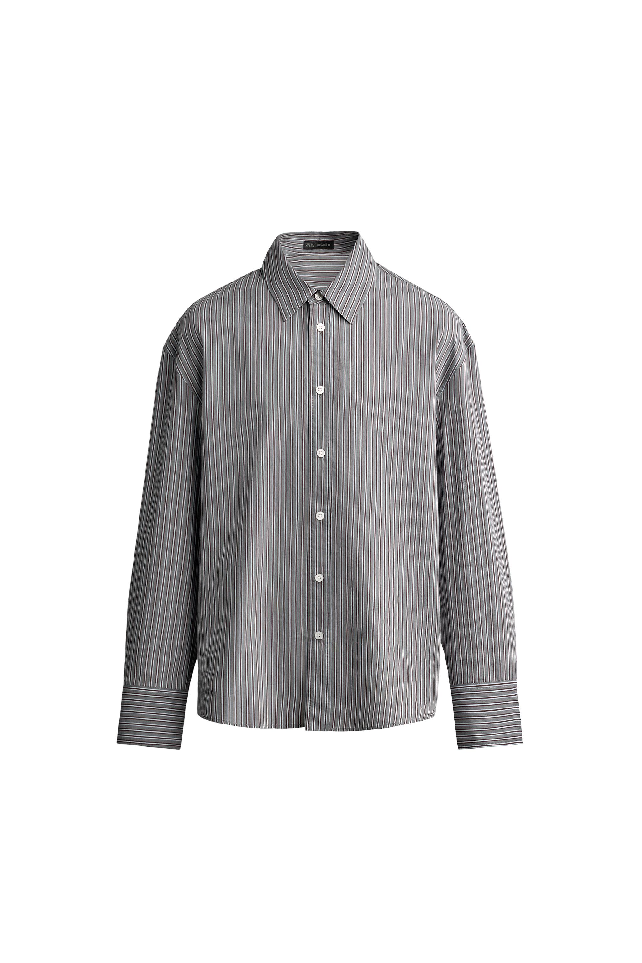 CAMISA RELAXED FIT RAYAS
