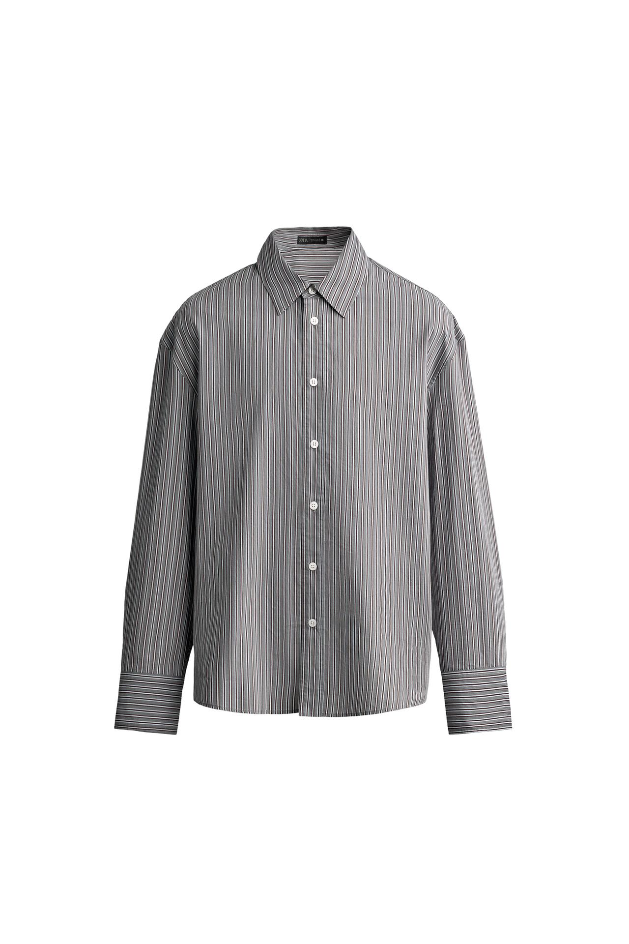 STRIPED RELAXED FIT SHIRT
