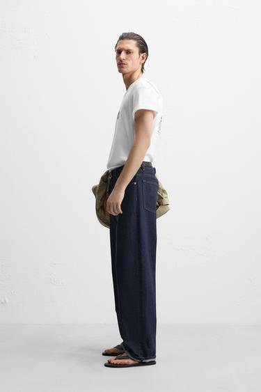 T-SHIRT WITH CONTRAST EMBROIDERY - White by Zara - Image 3