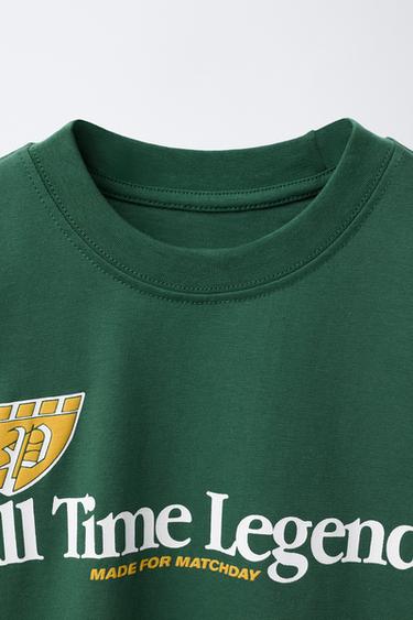 T-SHIRT IMPRIMÉ FOOTBALL - VERT de Zara - Image 3