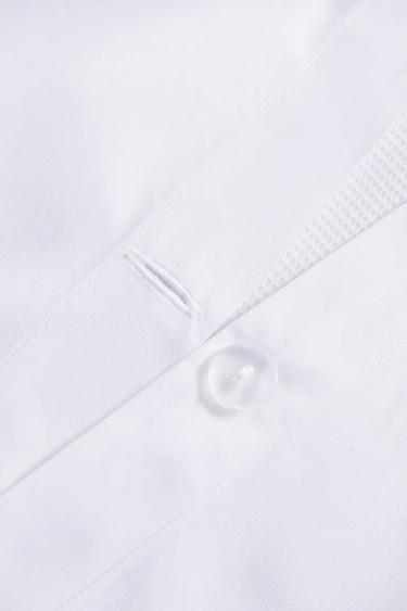 COPRIPIUMINO PIQUÉ PIPING - Grigio scuro di Zara