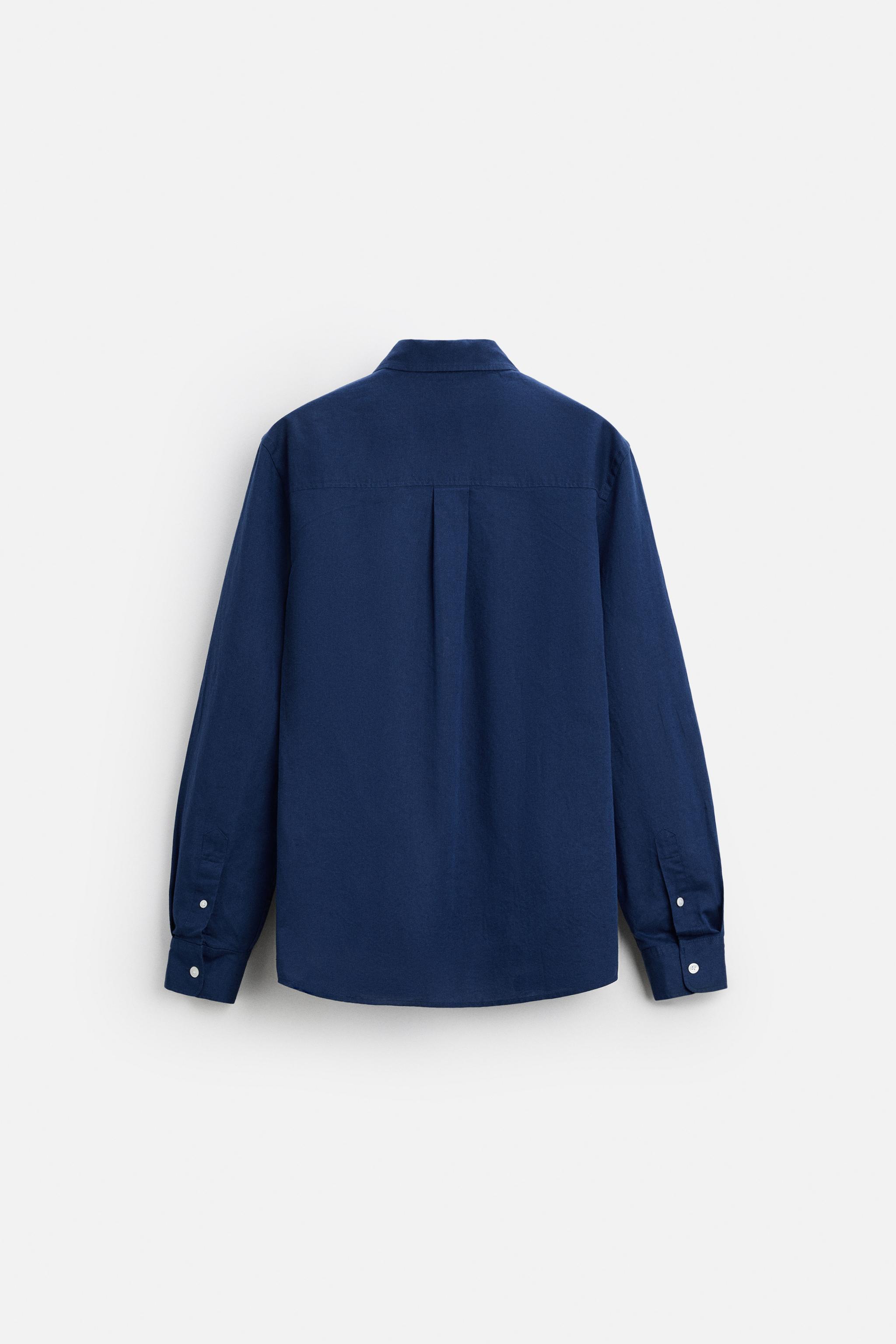 コットン - リネン シャツ - ライトベージュ | ZARA Japan / 日本