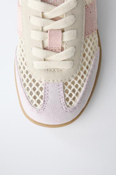 MESH SNEAKERS - White by Zara - Image 3