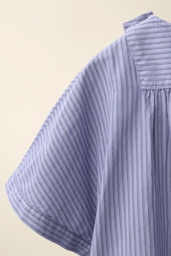 ROBE À RAYURES CREATED BY CARAMEL LONDON X ZARA - Bleuté de Zara - Image 3
