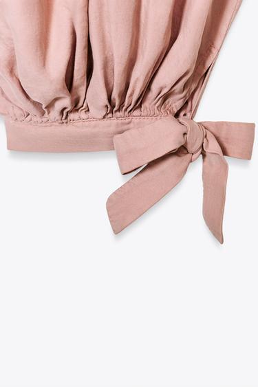 ZW COLLECTION FLOWING BALLOON TROUSERS - Pink by Zara - Image 8