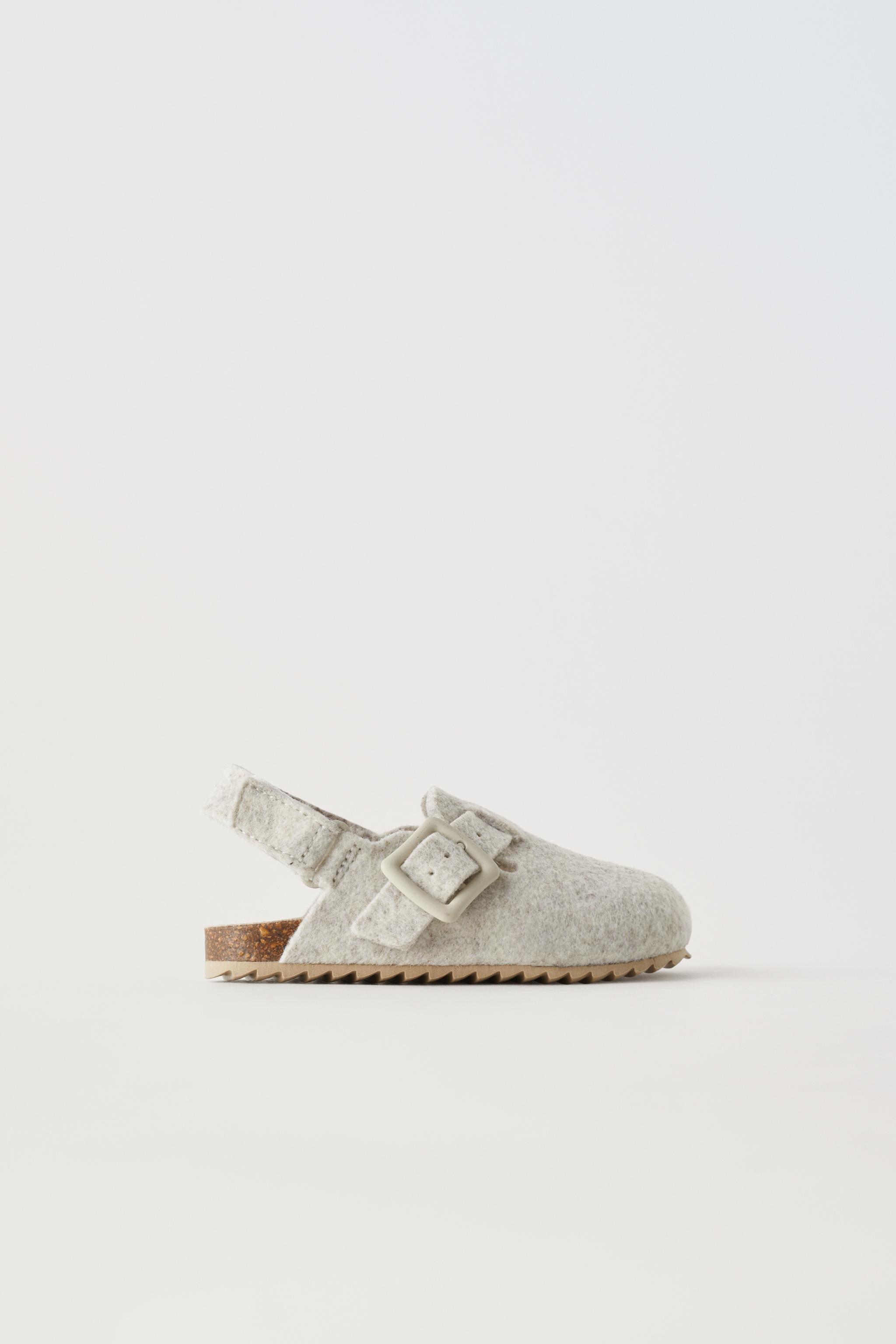 Cream Rubberised Ribbed Sole Sliders, Shoes