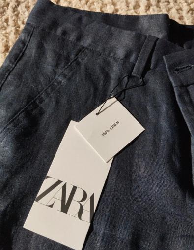 100% LINEN BERMUDA SHORTS - Image 3