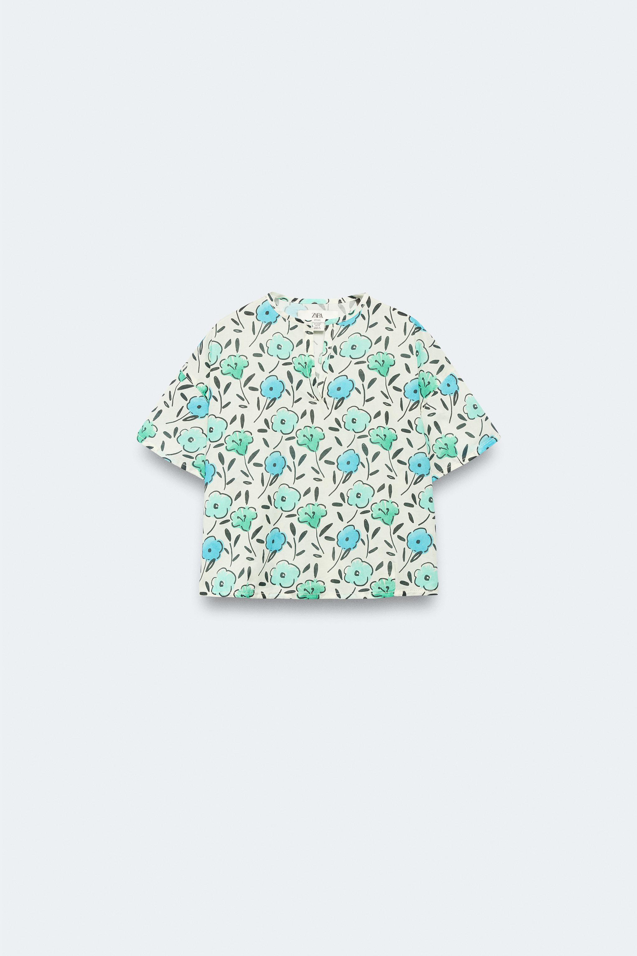 2-14 YEARS / FLORAL PRINT BLOUSE LIMITED EDITION