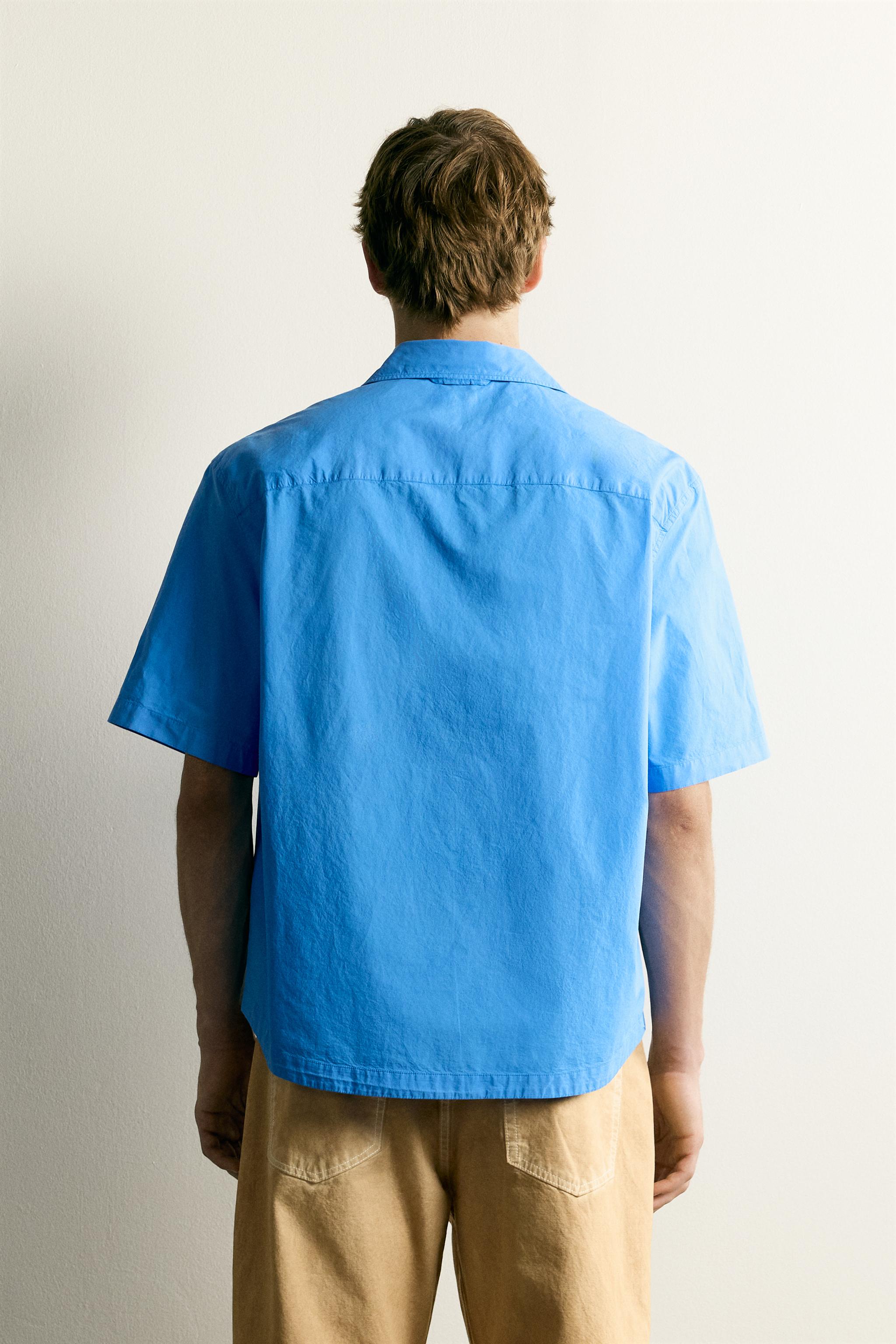 RELAXED FIT POPLIN SHIRT