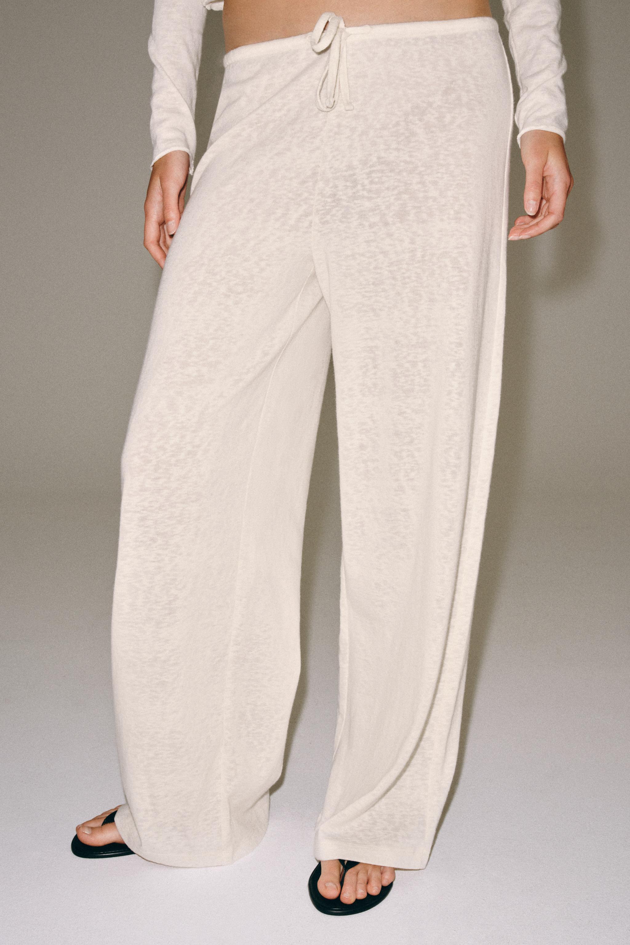 RUSTIC PANTS — Ecru