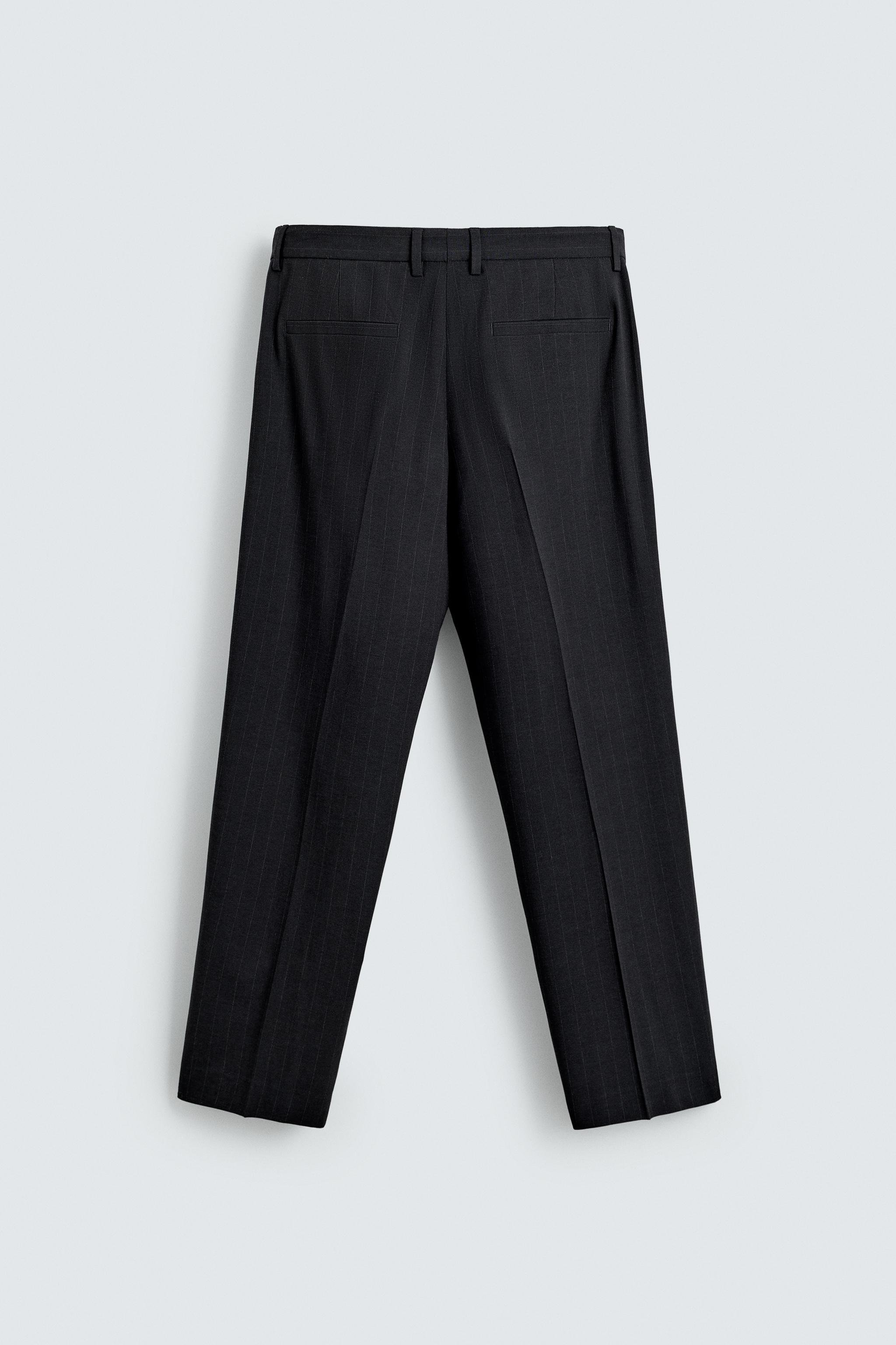 PINSTRIPE SUIT PANTS