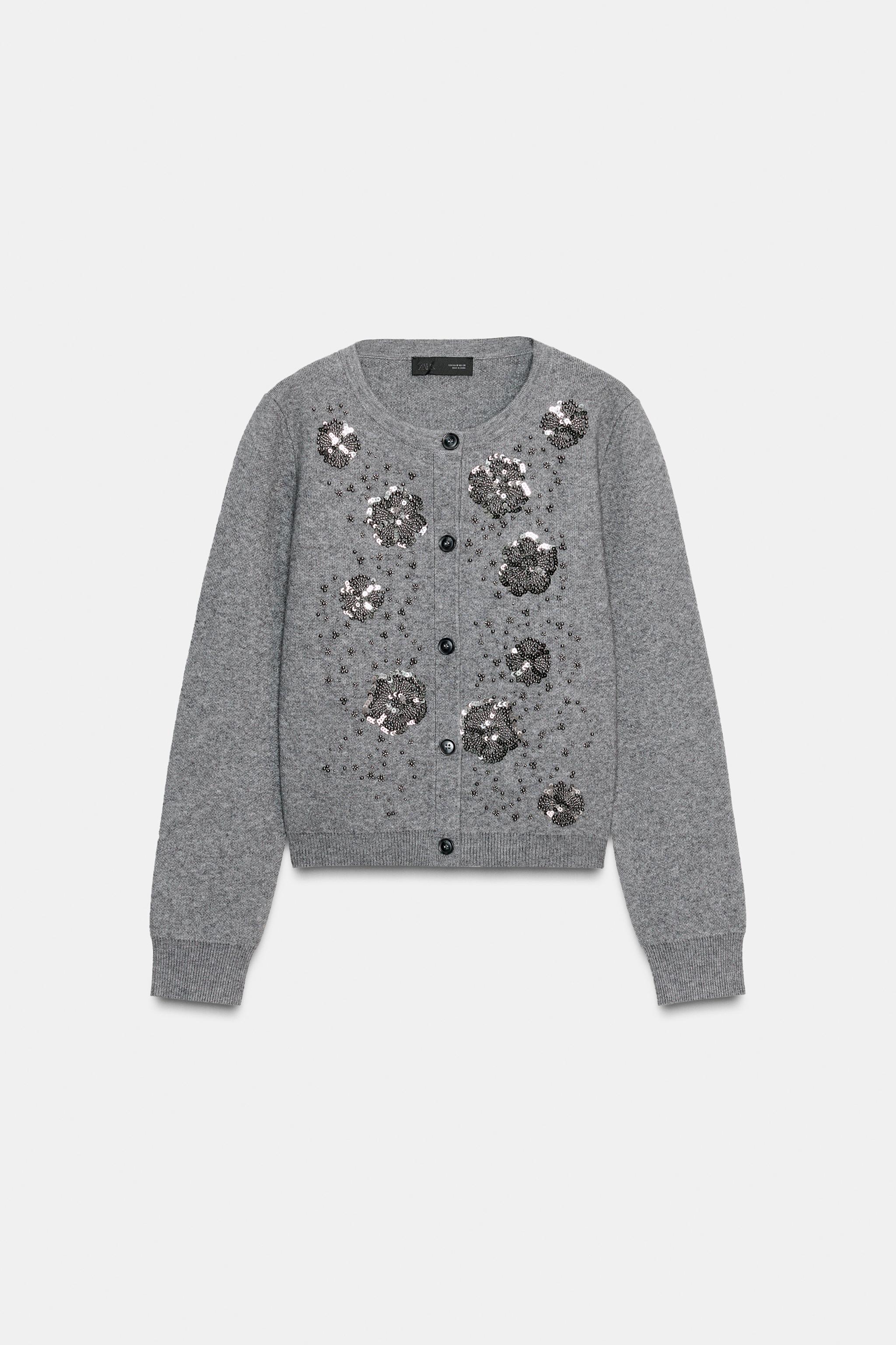 新品未使用タグ付】ガジェス Clara Knit Cardigan グレー Clara