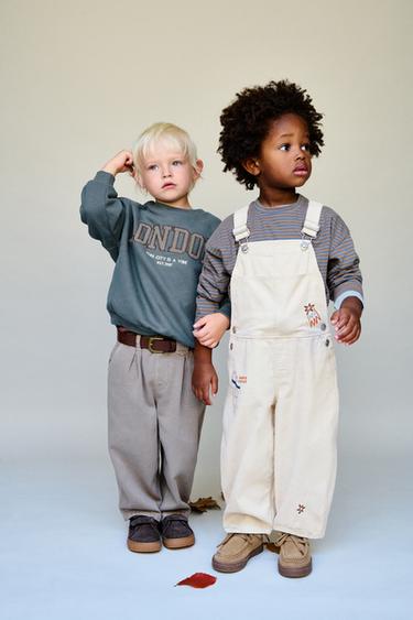 BALLOON PLEATED TROUSERS - Duck blue by Zara