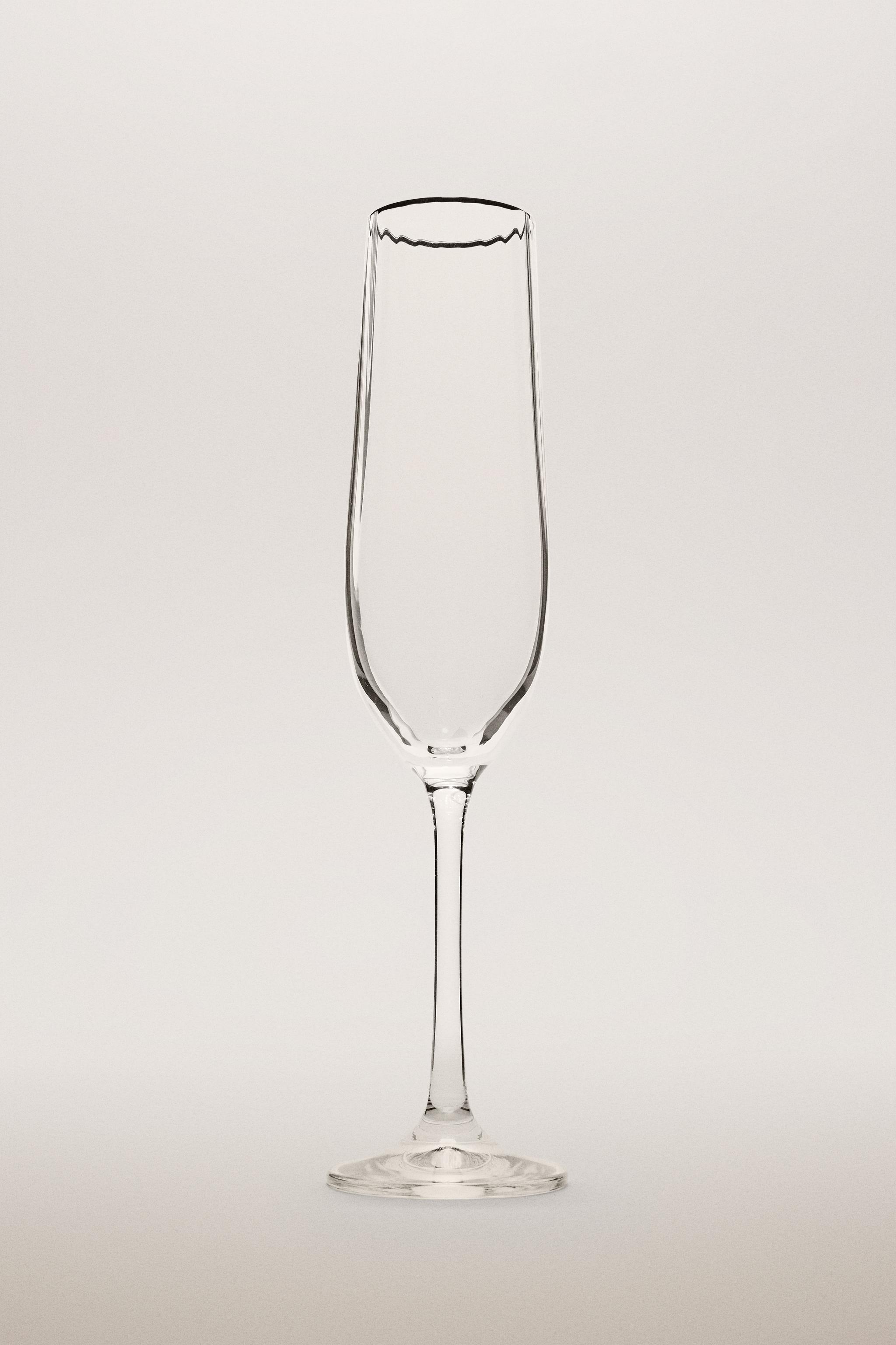 FLÛTE EN VERRE LIGNES NOËL