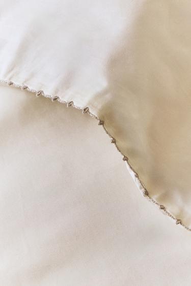 HOUSSE DE COUETTE ENFANT BRODERIE PIQUÉE - Blanc cassé de Zara - Image 6