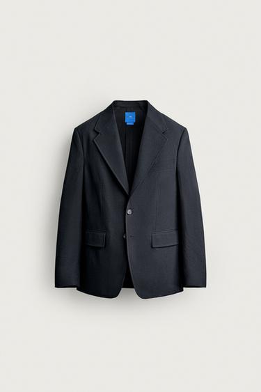 AMERICANA DE VESTIT 100% LLANA AARON LEVINE X ZARA - Marí de Zara