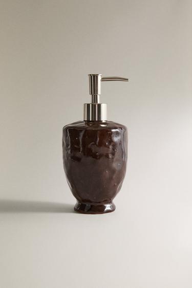 SEIFENSPENDER KERAMIK BRAUN - Braun von Zara