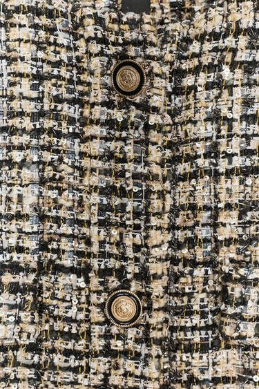 TEXTURED WAISTCOAT WITH BUTTONS ZW COLLECTION - Ecru by Zara - Image 6