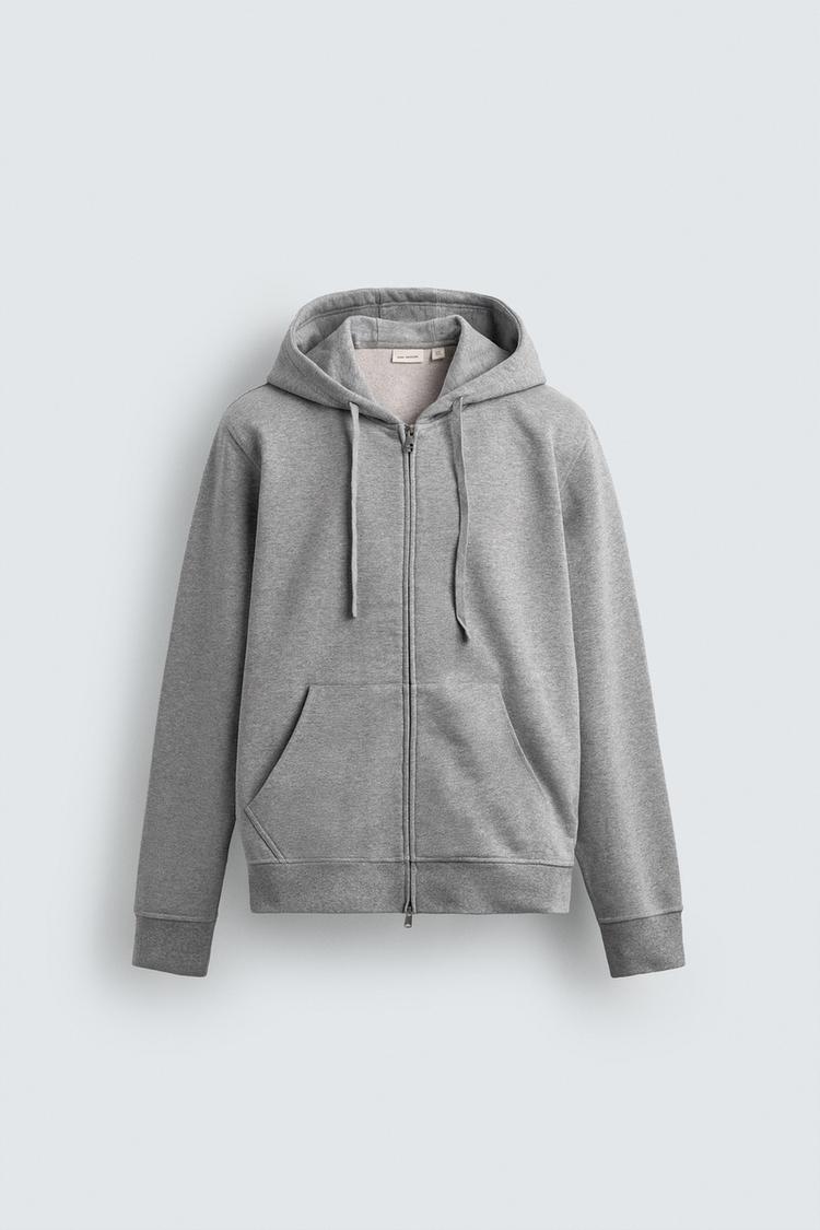 ZARA HEAVYWEIGHT HOODED ZIP-UP SWEATSHIRT ORIGINS