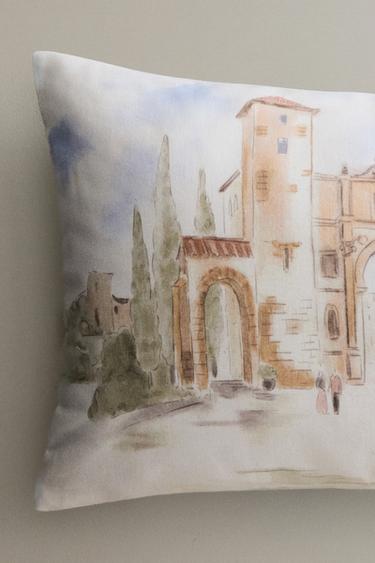 HOUSSE DE COUSSIN PAYSAGE - Beige de Zara - Image 4