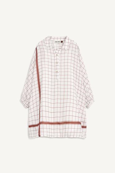 Zara SQR DRSS - White / Maroon
