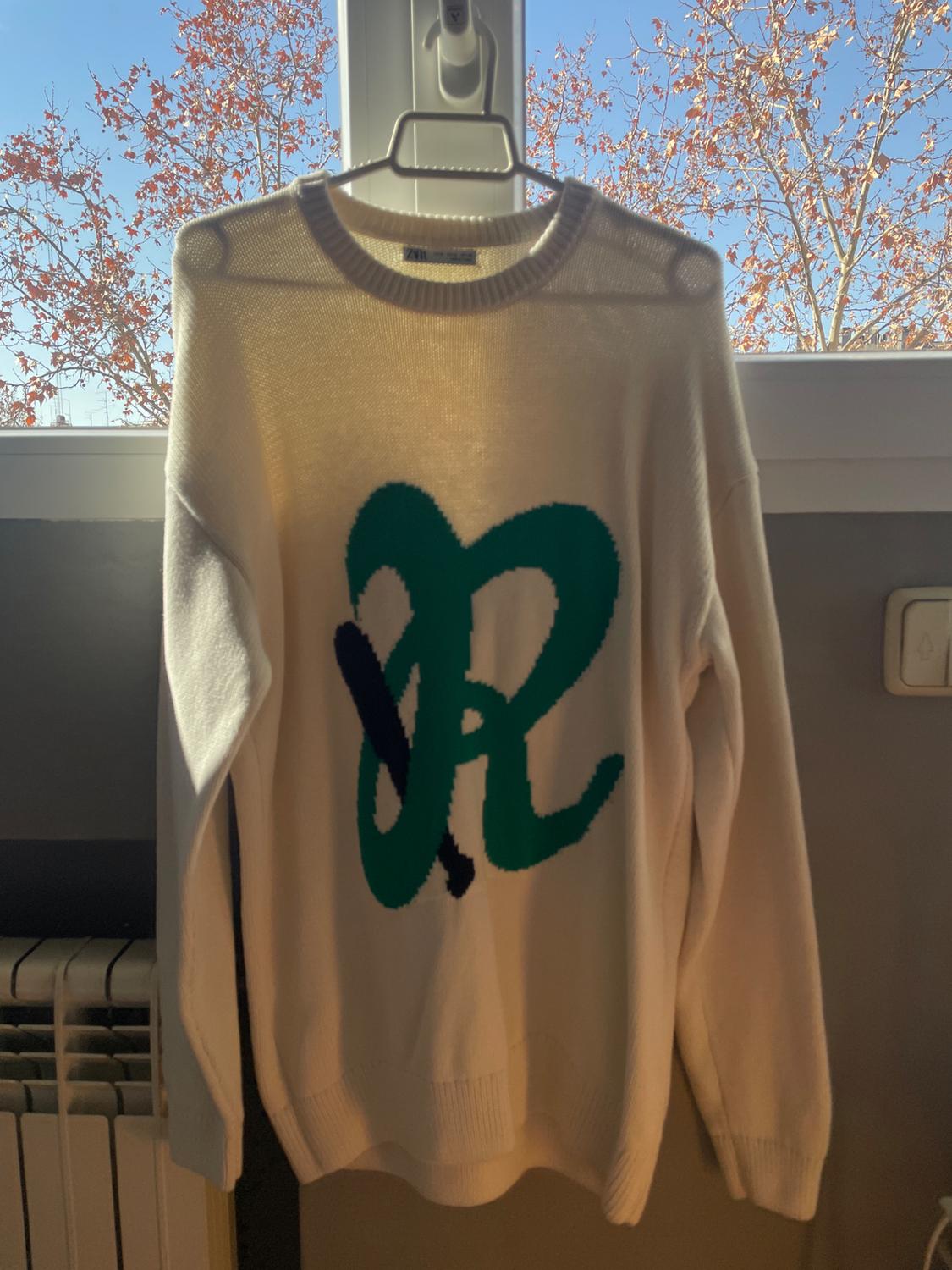 JACQUARD SWEATER WITH LETTER - Image 2