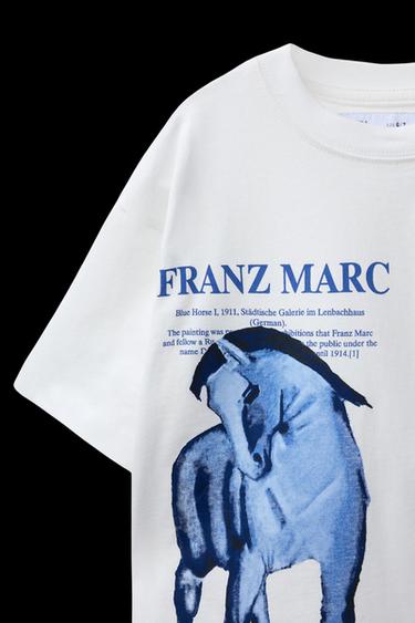 T-SHIRT MIT PRINT - Weiß von Zara