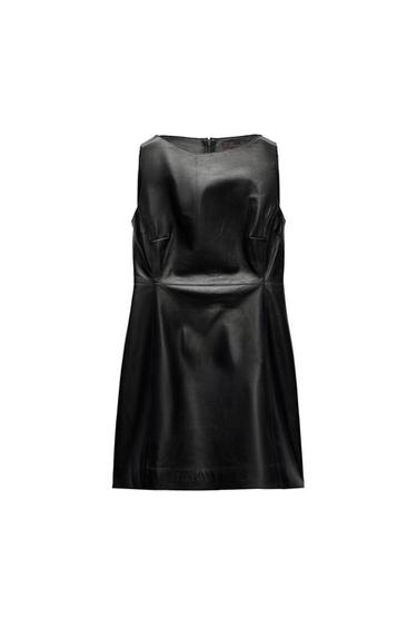 LEATHER SHORT DRESS 100% ZW COLLECTION