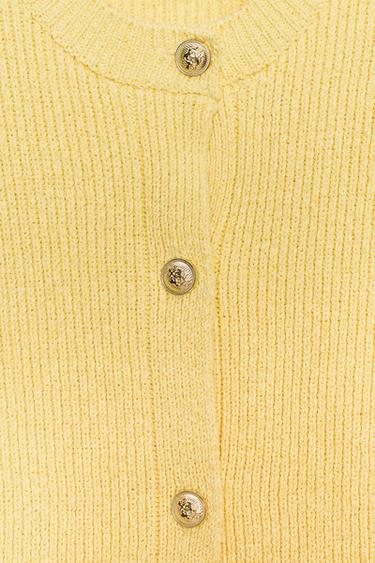 PLAIN KNIT TOP - Yellow by Zara - Image 5