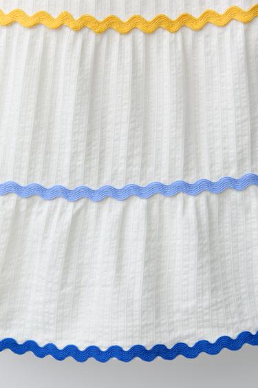 MULTICOLOURED RICK RACK DRESS - Multicoloured by Zara - Image 3